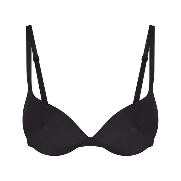 SKIMS Ultimate Push Up Nipple Bra in ONYX 32D Black NWT NEW - Picture 2 of 5